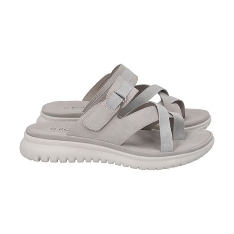 Sandalia Mujer Gris Valentina Police-1