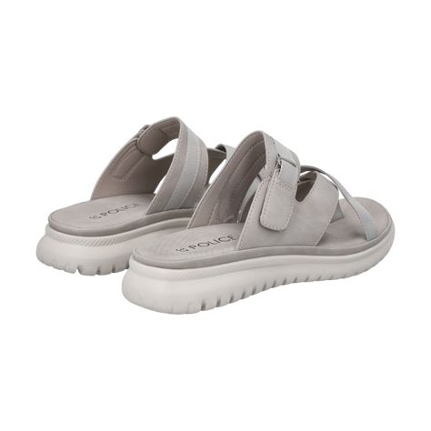 Sandalia Mujer Gris Valentina Police-3