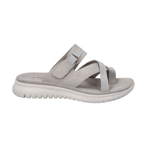 Sandalia Mujer Gris Valentina Police-4