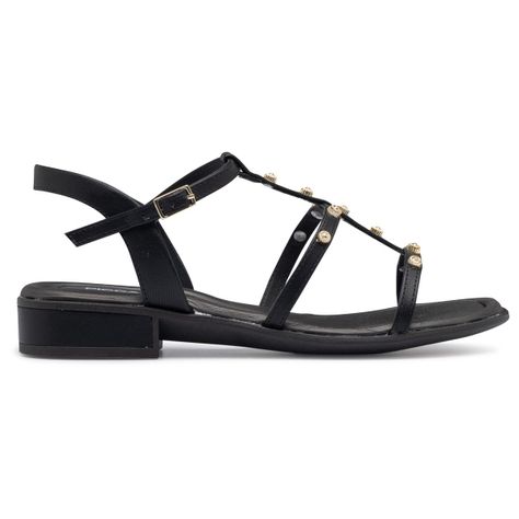 Sandalia Mujer Negro/Dorado Taila 851 Piccadilly-0