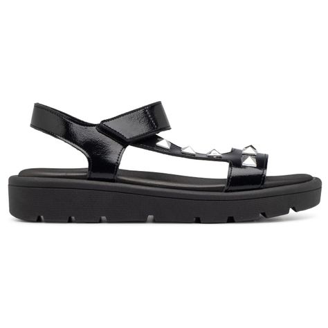 Sandalia Mujer Negro/Plata Gabriela Piccadilly-0
