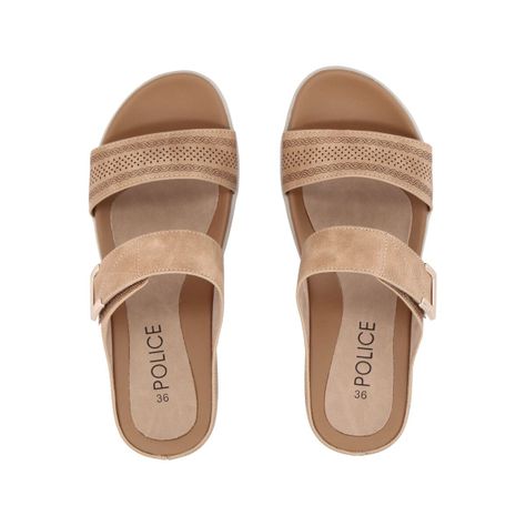 Sandalia Mujer Camel Sofi  Police-3