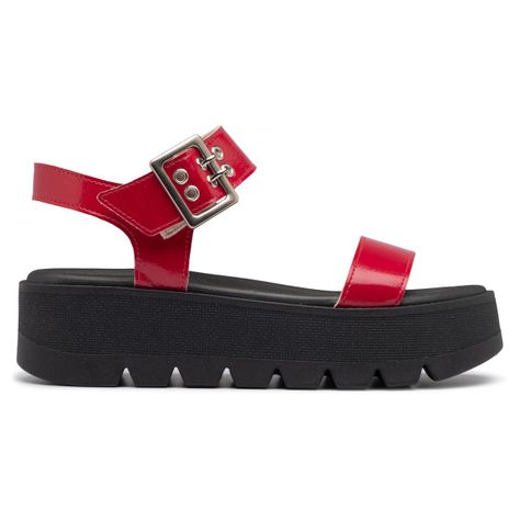 Sandalia Mujer Rojo/Negro Cati 793 Piccadilly-0