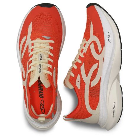 Zapatilla Running Mujer Corre Grafeno 3 Rojo-2