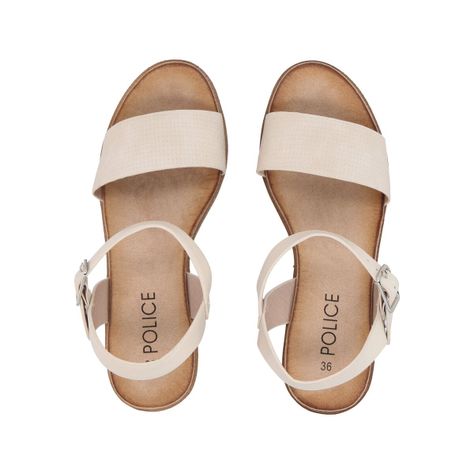 Sandalia Mujer  Beige Trixie  Police-1