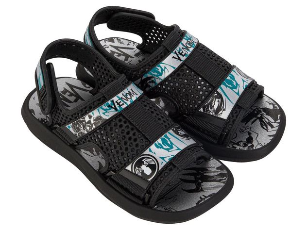 Sandalia Infantil Negro Marvel  Ipanema-1