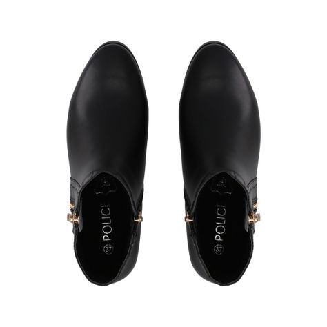 Botin Mujer Negro Essencial Police-1
