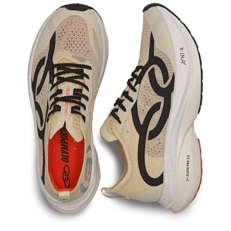 Zapatilla Running Mujer Corre Grafeno 3 Beige-2