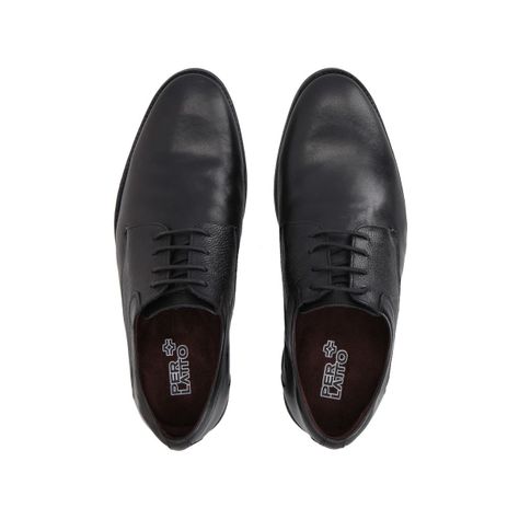 Zapato Formal Hombre Cuero Negro 561  Perlatto-1
