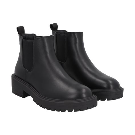 Botin Mujer Negro Storm Police-0