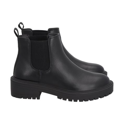Botin Mujer Negro Storm Police-2