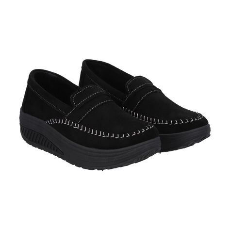 Mocasín Mujer Negro/Gris Sole  Police-0