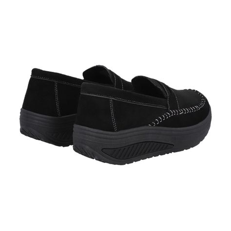 Mocasín Mujer Negro/Gris Sole  Police-4