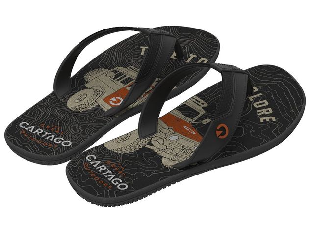 Sandalia Hombre Negro/Gris Dakar Cartago-3