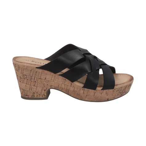 Sandalia Mujer Negro Flora Police-4