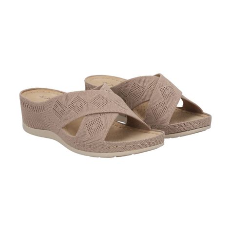 Sandalia Mujer Camel Juana  Police-0