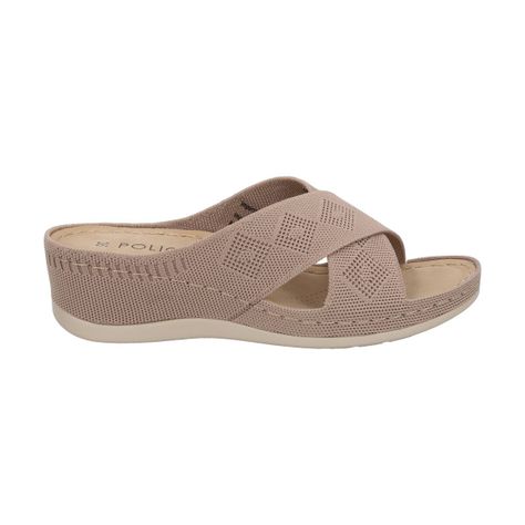 Sandalia Mujer Camel Juana  Police-2
