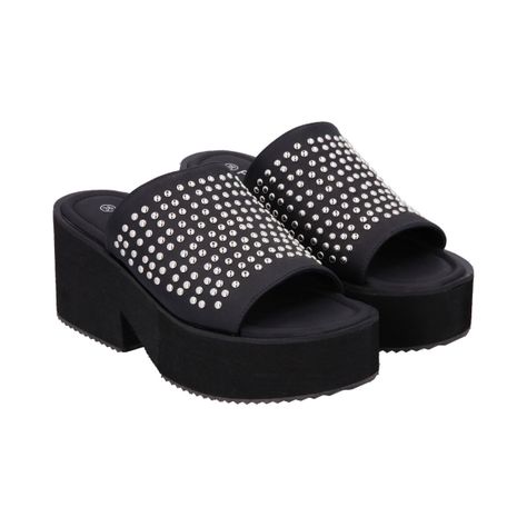 Sandalia Mujer Negro Fast Police-0