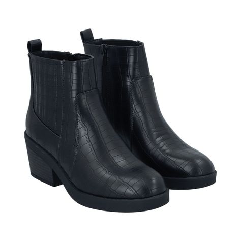 Botin Mujer Negro Nani Police-0