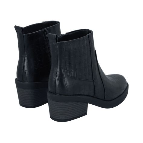 Botin Mujer Negro Nani Police-3