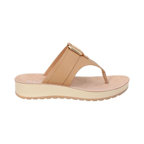 Sandalia Mujer Camel Sole Police-3