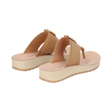 Sandalia Mujer Camel Sole Police-4