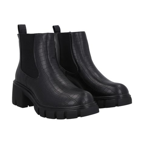 Botin Mujer Negro Dona Police-0