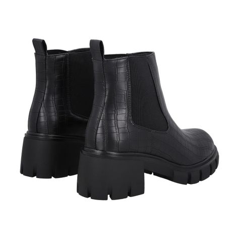 Botin Mujer Negro Dona Police-3