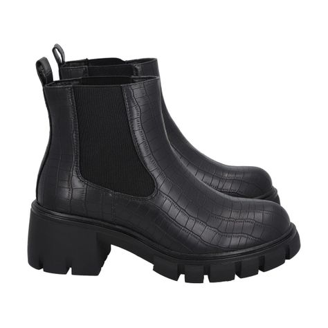 Botin Mujer Negro Dona Police-4