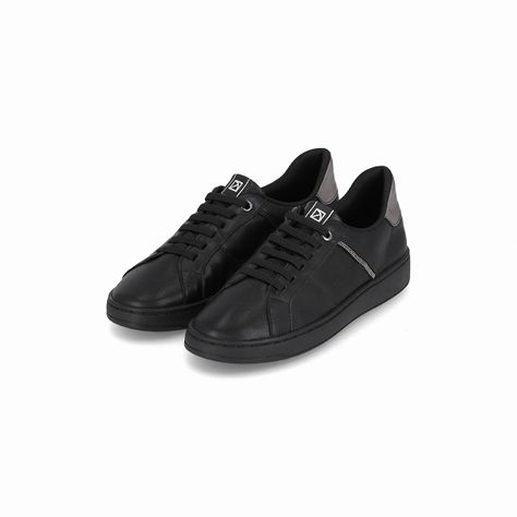 Zapatilla Mujer Negro/Peltre Beta Piccadilly-1