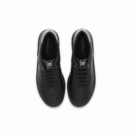 Zapatilla Mujer Negro/Peltre Beta Piccadilly-2