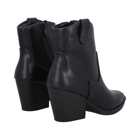 Bota Mujer Negro Juana Police-1