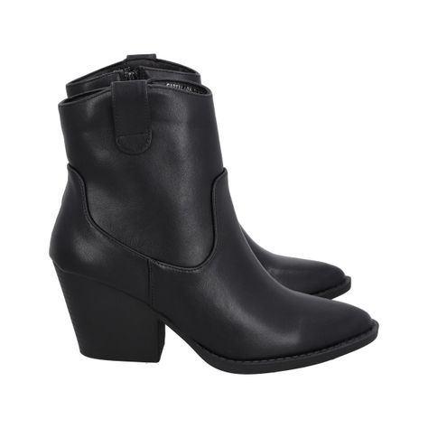 Bota Mujer Negro Juana Police-3