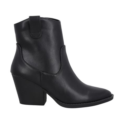 Bota Mujer Negro Juana Police-4