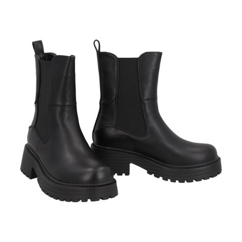Botin Mujer Negro Cora  21 Police-1