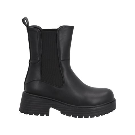 Botin Mujer Negro Cora  21 Police-4