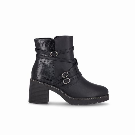 Bota Mujer Negro Denise Piccadilly-0