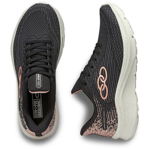Zapatilla Mujer Delta Negro/Rosado-3