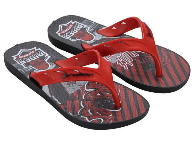Sandalia Infantil Negro/Rojo Street Joy Rider-0