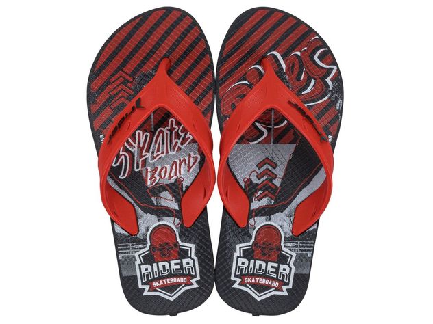 Sandalia Infantil Negro/Rojo Street Joy Rider-1