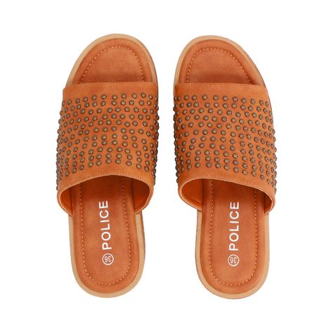 Sandalia Mujer Camel Fast Police-1