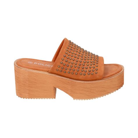 Sandalia Mujer Camel Fast Police-3