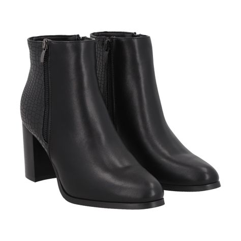 Botin Mujer Negro Lux 39 Police-0