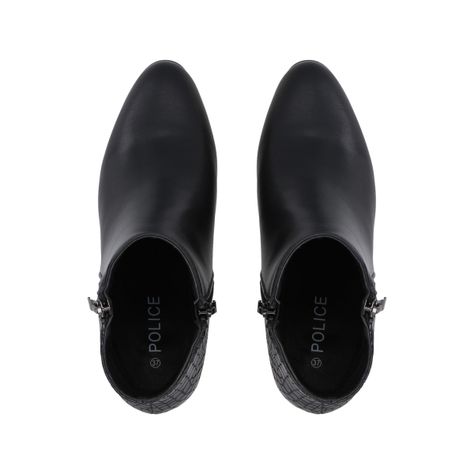 Botin Mujer Negro Lux 39 Police-1