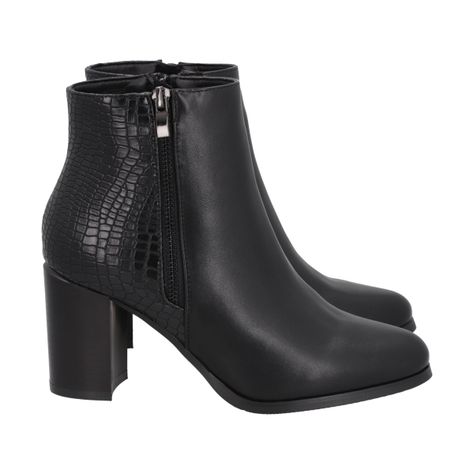 Botin Mujer Negro Lux 39 Police-2