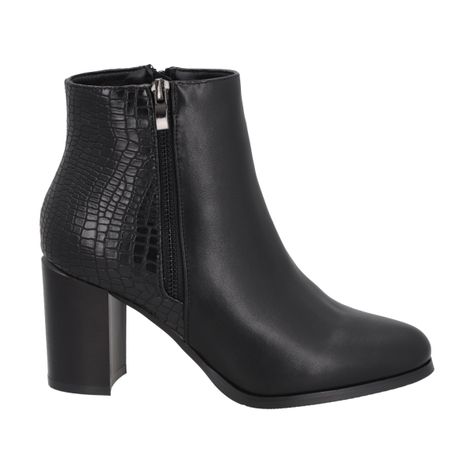Botin Mujer Negro Lux 39 Police-4