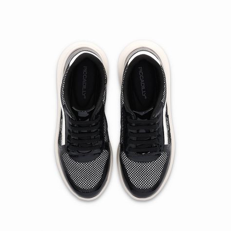 Zapatilla Mujer Negro/Blanco Eliana Piccadilly-1