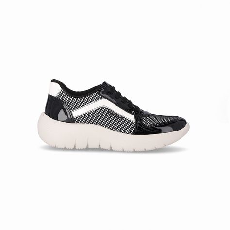 Zapatilla Mujer Negro/Blanco Eliana Piccadilly-0