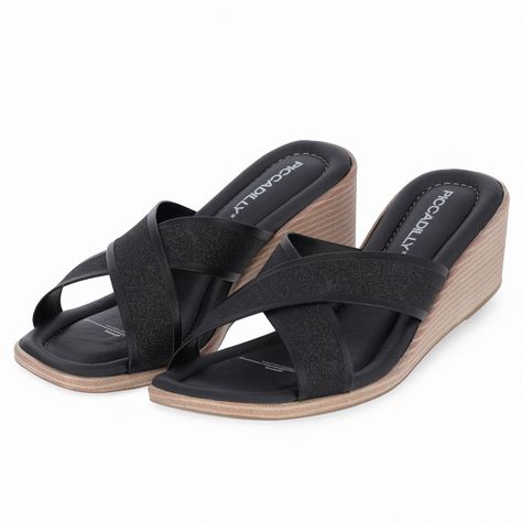 Sandalia Mujer Glitter Cintia Negro Piccadilly-0