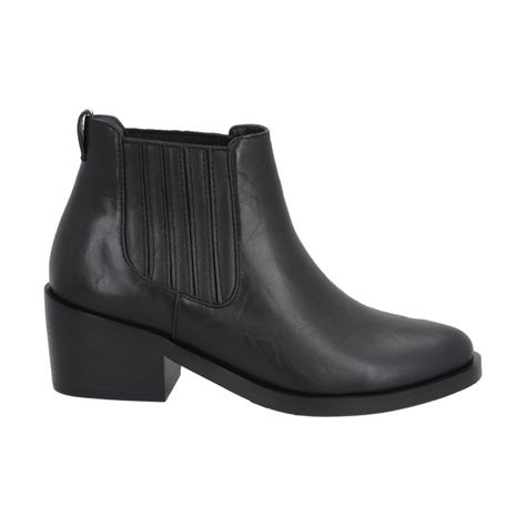 Botin Mujer Negro Aura Police-4